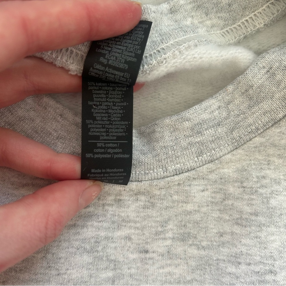 ❤️ I'm not needy, I'm wanty ❤️ Gildan Gray Crewneck Sweatshirt - Picture 8 of 8